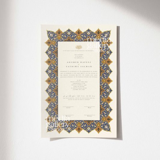 Nikah Certificate - Scarlet
