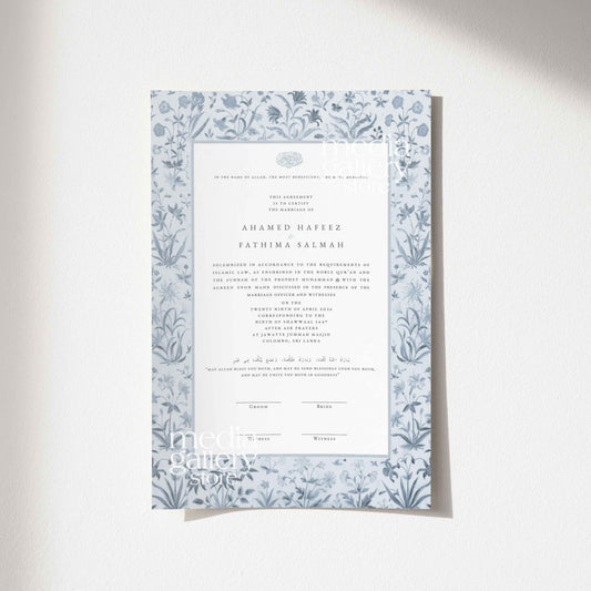Nikah Certificate - Mughal