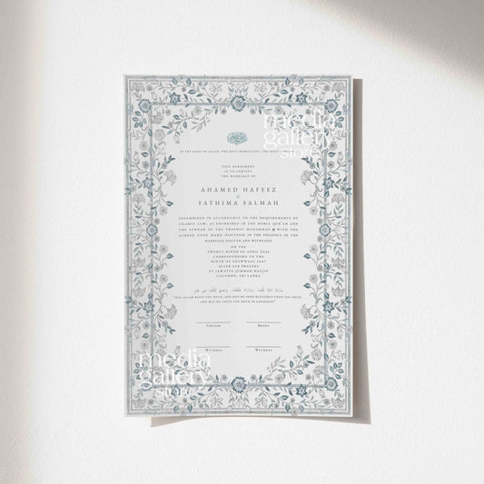 Nikah Certificate - Vintage