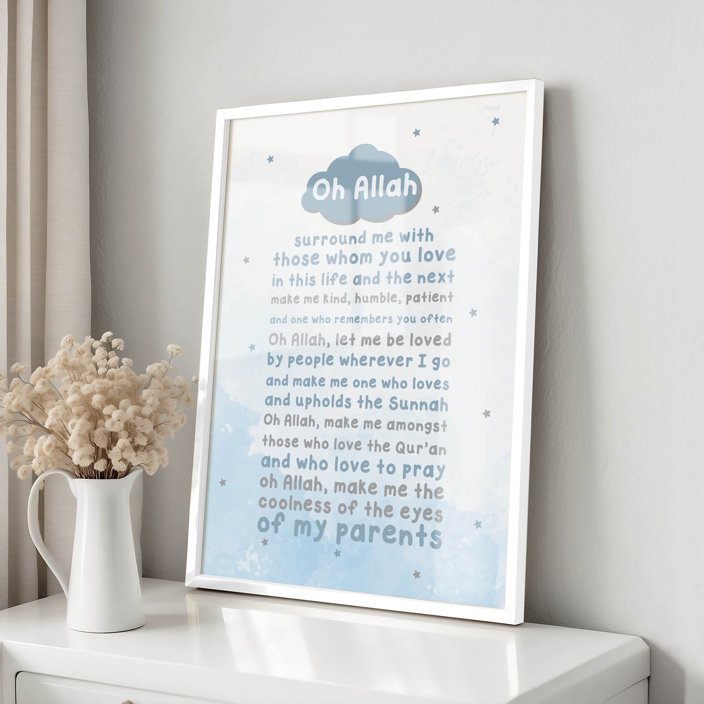 Coolness of the Eyes (Blue) - Kids Room Decor
