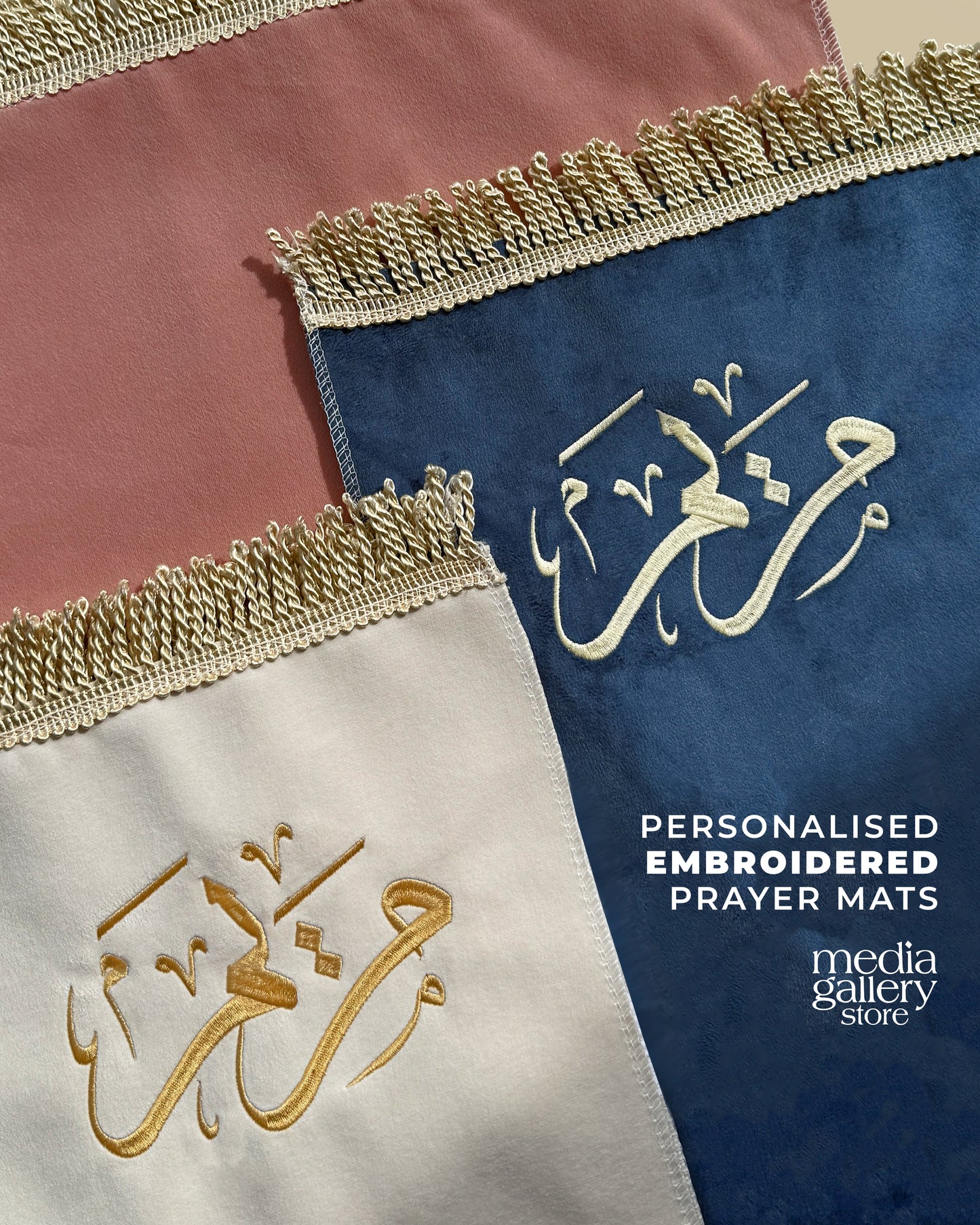 Personalised Embroidered Prayer Mat