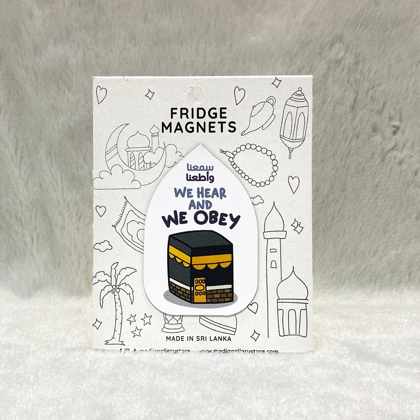 We Hear, We Obey - Fridge Magnet